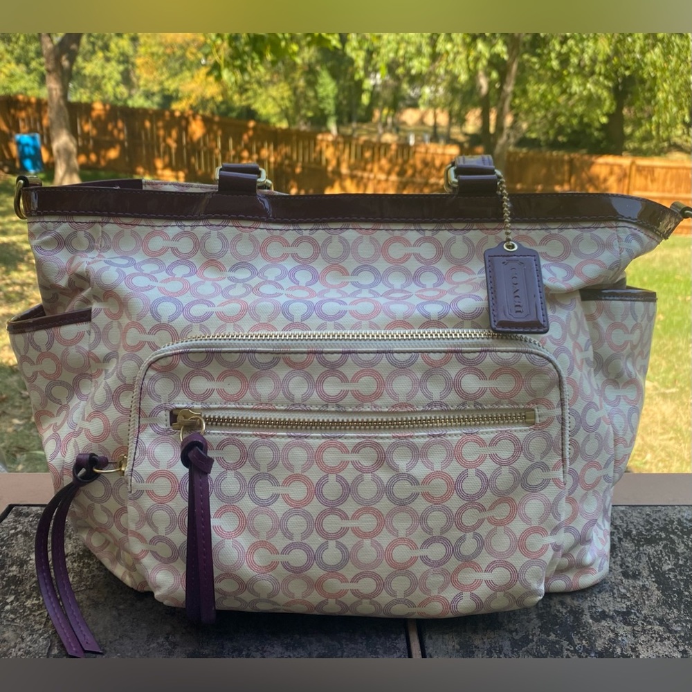 Coach Diaper Bag/Tote/Carryall. Preloved gently used.